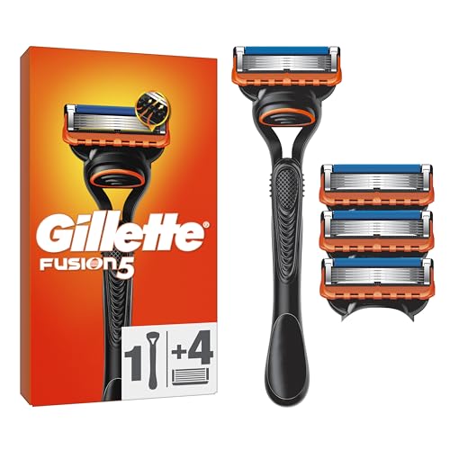 Gillette Fusion5 Rasierer für Männer, 1 Rasierer, 4...