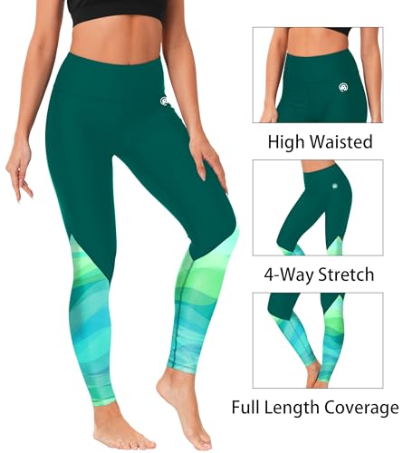 Image of AOBUTE Women Swim Pants UPF 50+ Rash Guard Pants High Waisted Swimming Leggings