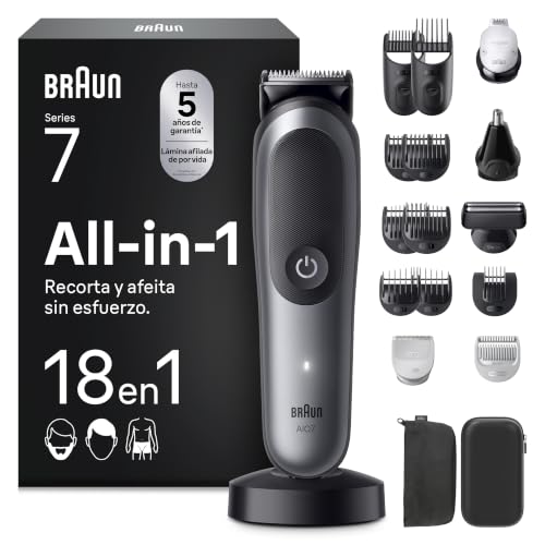 Braun Recortadora Todo en Uno Series 7 AIO7585, Gris -...