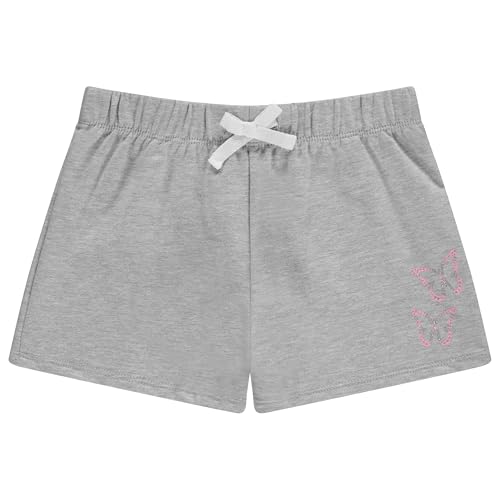 Image of BTween 4 Pack Girls Shorts, Cotton French Terry Shorts for Girls, Kids Summer Clothing