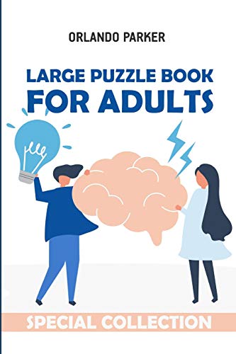 Large Puzzle Book For Adults: Nondango Puzzles (Brain Game Books)