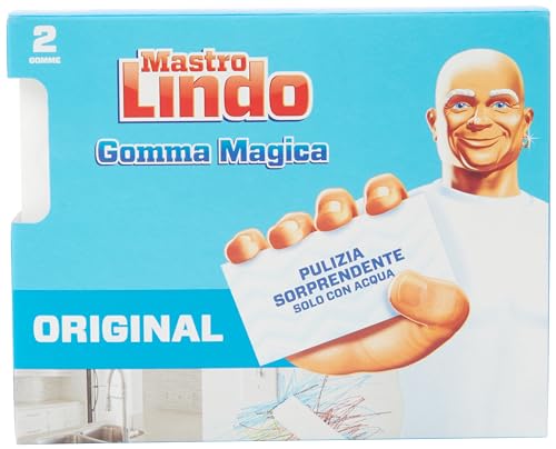 Mastro Lindo - La Gomma Magica, Con Doppio Strato - 4 confezioni da 2 gomme [8 gomme]