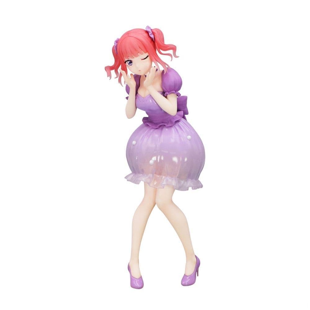 Furyu The Quintessential Quintuplets Trio-Try-iT PVC Statue Nakano Nino Pastel Dress Ver. 21 cm