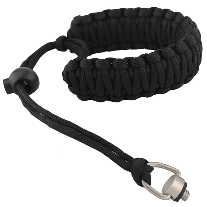 SIDRUM Paracord Camera Wrist Strap Lanyard with Quick Release Screw for Insta 360 X3, X2, Universal Hand Strap for DSLR Cameras, Action Cameras, Selfie Sticks