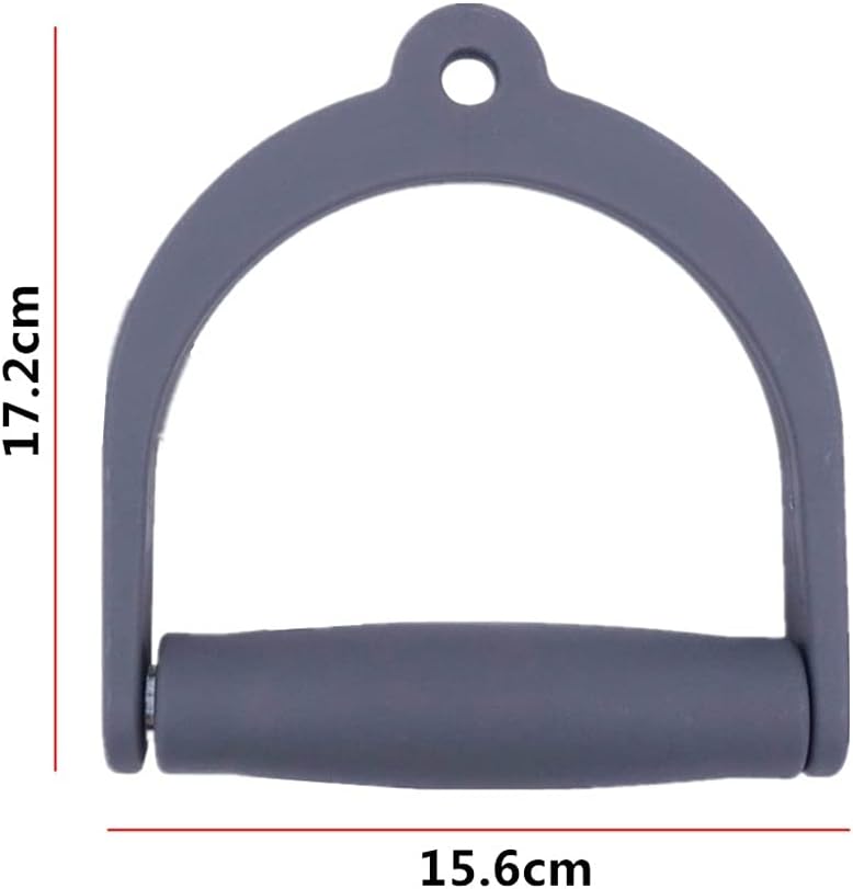 D Handle Pull Down Cable Attachment Set Tricep Grip Pulley Exercise Handles for Home Gym Strength Training Equipment