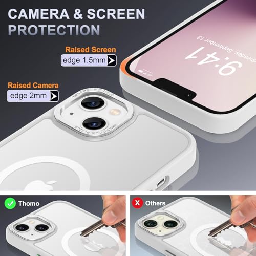 image for Thomo Strong Magnetic for iPhone 13 Case & iPhone 14 Case [Compatible 