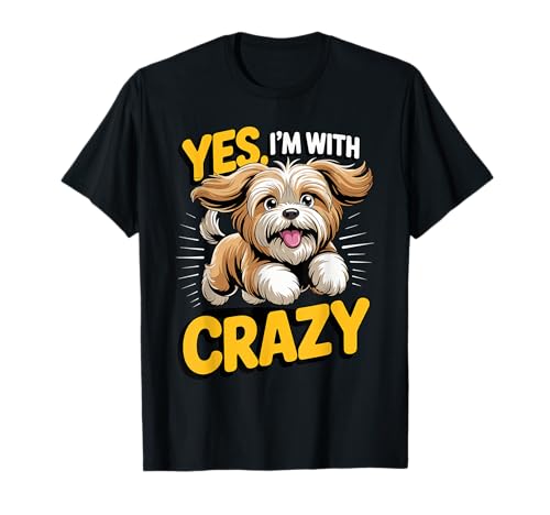 Yes, I'm with Crazy Cute Breed Bearded Lion Dog Lhasa Apso T-Shirt