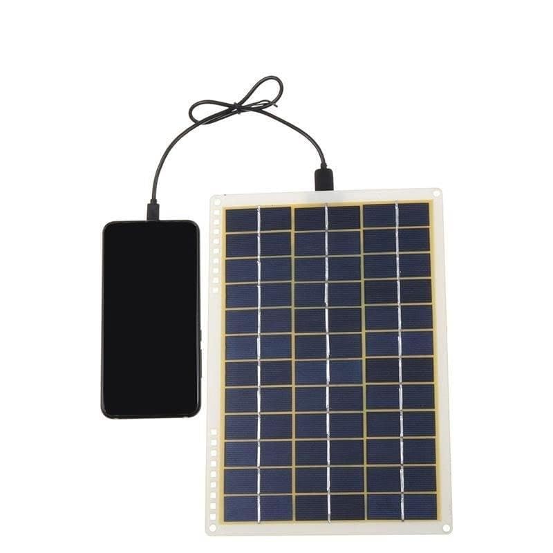 Paneles solares Panel Solar 15W Panel De Energía Solar Energía Solar Móvil Tesoro De Carga Fuente De Alimentación Solar Al Aire Libre para Caravana, Furgoneta, RV, Barco, casa Fuera de la Red