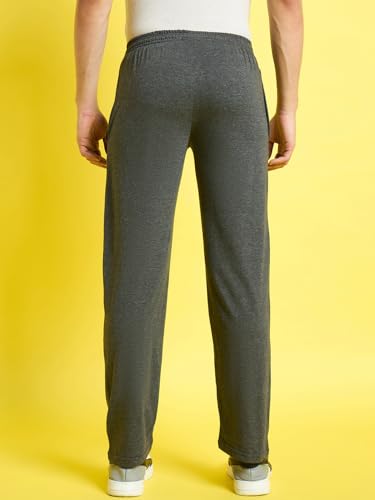 Image of bearbrother Men's Regular Fit Solid Trackpants