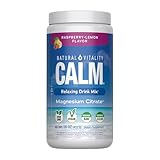 Natural Vitality Calm Magnesium 16oz Powder | Raspberry Lemon Flavored Supplement | Non-GMO, Vegan & Gluten Free Formula