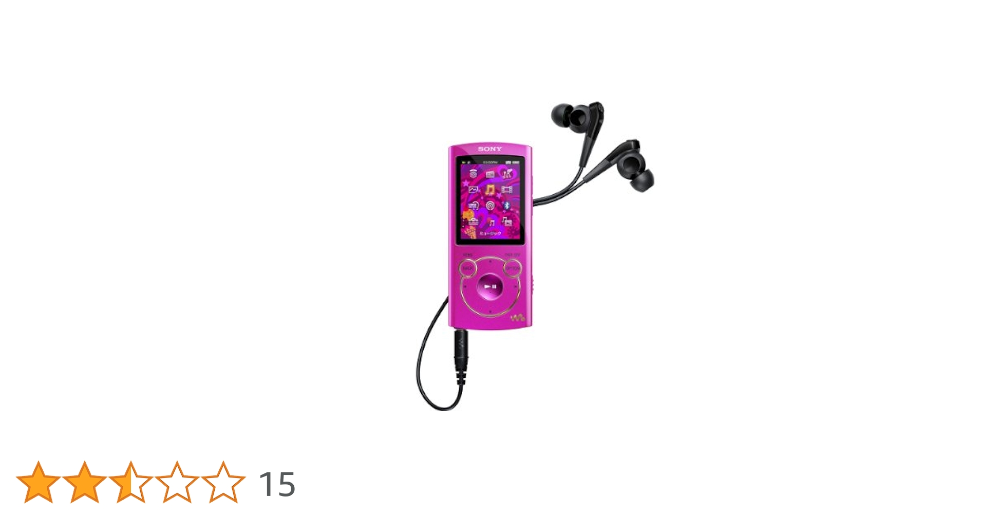 SONY ウォークマン Sシリーズ 16GB NW-S315 ビビッドピンク 41fGxrcMPaL._UF350,350_QL50_.jpg