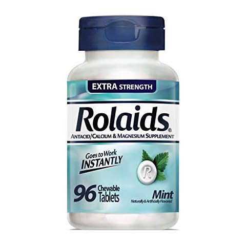 Rolaids Extra Strength Antacid, 96 Chewable Tablets Cover