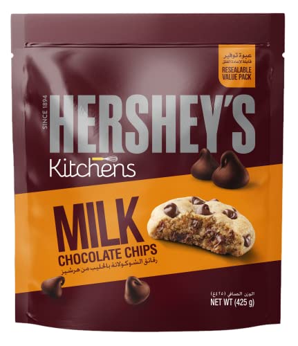 Hershey's Milk Chocolate Chips for Baking All Kinds of Desserts, 425 g