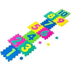 Betoys 934740468 – Alfombra de goma espuma tipo rayuela de 10 piezas , color/modelo surtido