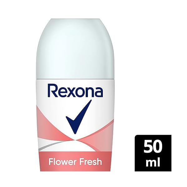 Rexona Deo Roll-On, Flower Fresh, 0% Aluminiumsalze, 50 ml – Bild 4