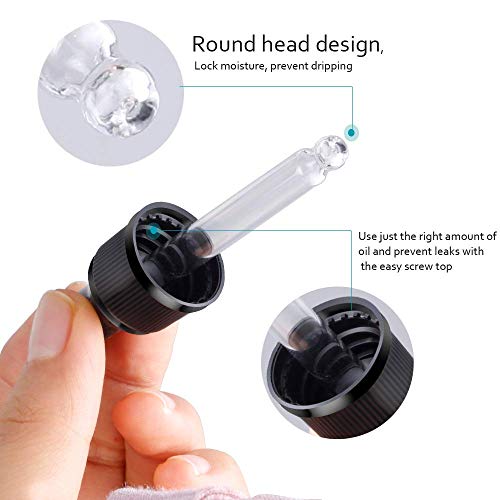 Ygdz 137C Droppers For Essential Oils 15 Pack 15Ml (1/2 Ounce) Glass Eye Dropper Tops - Fit For Doterra Young Living 15Ml Essential Oil Bottles thumb #3