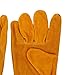 Leather Work Large Gloves for Men or Women, for Gardening, Tig/Mig Welding, Construction, Chainsaw, Farm, Utility, Firm Grip, Durable,Yellow