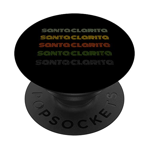 Estados Unidos, ciudad de los 70, retro, vintage, Santa Clarita PopSockets PopGrip Intercambiable