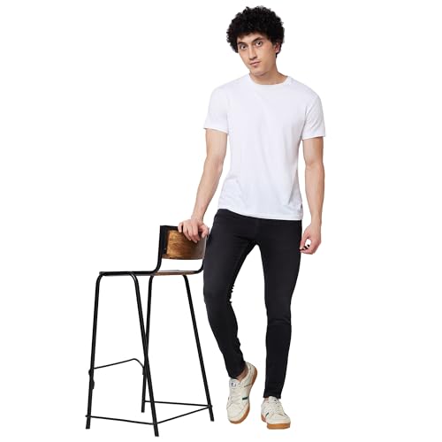 Image of Spykar Men's Skinny Fit Low-Rise Casual Jeans