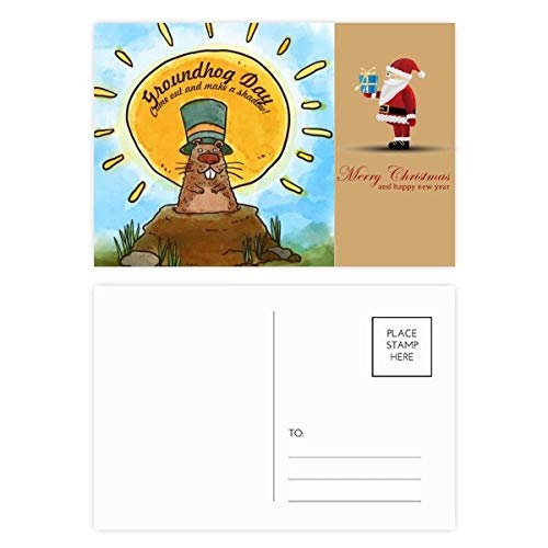 Cartes postales fête du Père Noël pour correspondre avec le Canada