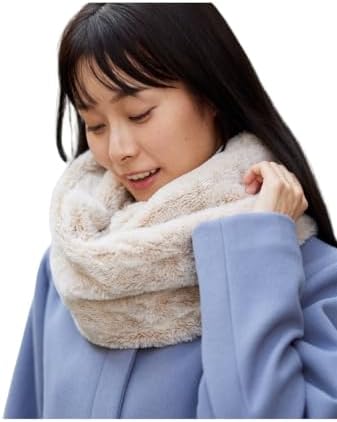 Amazon | [ニッセン] マフラー まるで猫のようなモフモフな手触りの