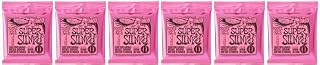 Ernie Ball Super Slinky Nickel Wound Electric Guitar Strings 6 Pack - 9-42 Gauge