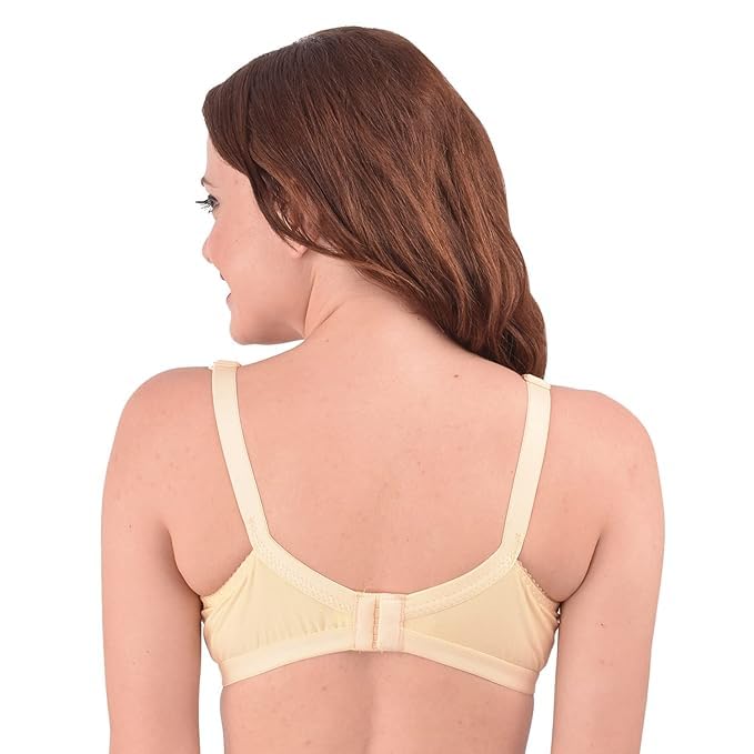 Women's Non Padded/Non-Wired/Seemed/Hookable/Full Coverage Dream Comfort Bra