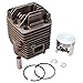 Stens 632-212 Cylinder Assembly, Bore: 48 mm, Includes: Piston, Rings, pin and Clips, Fits Stihl: TS460 Cutquik saws