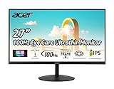 Acer SB272 EBI 27' Full HD (1920 x 1080) IPS Zero-Frame Gaming Office Monitor | AMD FreeSync Technology |