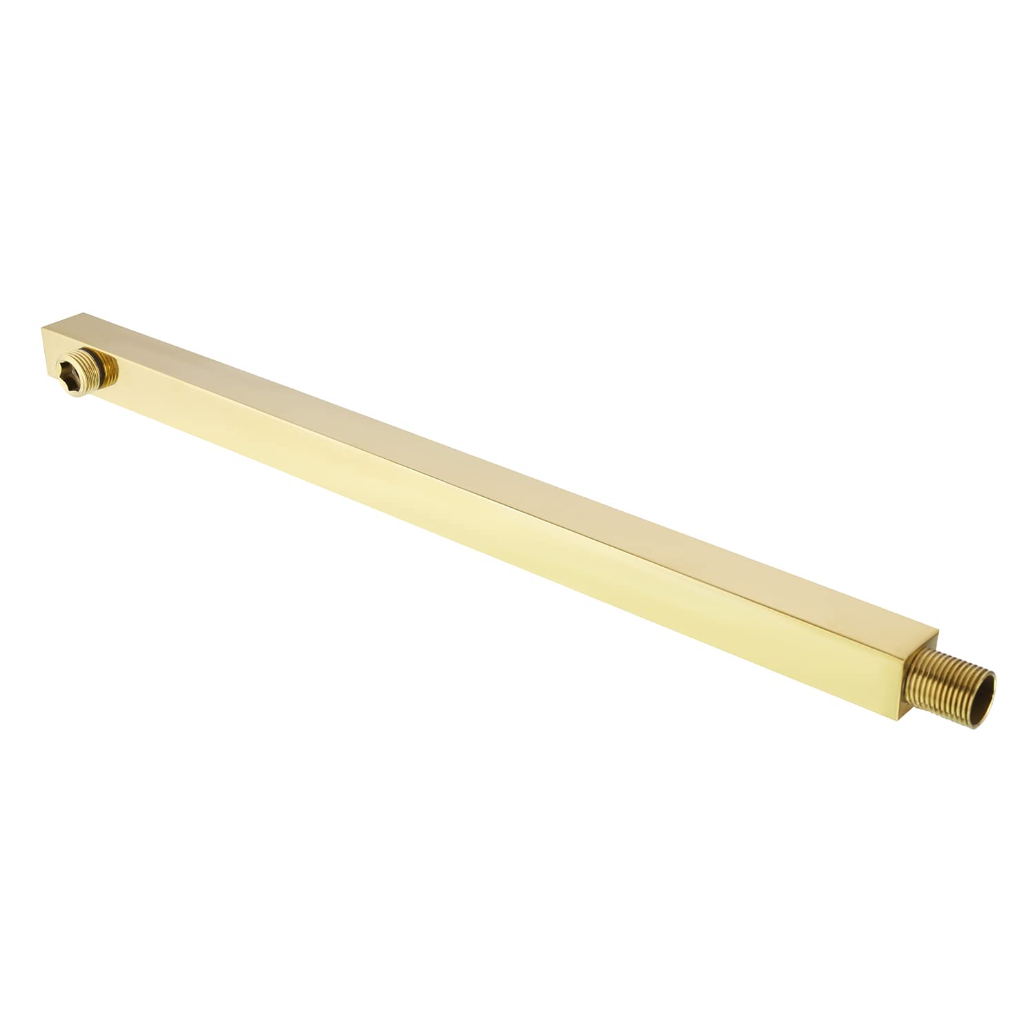 Navrang Innovations Nextt Stainless Steel Shower Arm for Bathroom Shower with Flange Gold 18inches