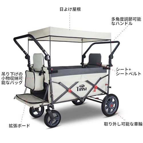 TMZ キャリーカート アウトドアワゴン の商品画像 1