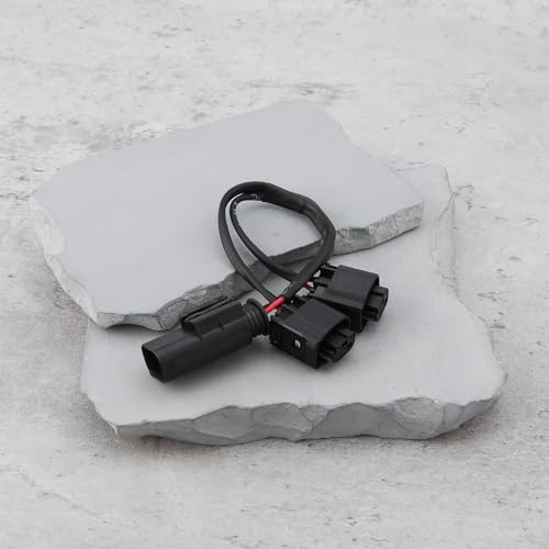 OTOTEC Kabel adaptera AUX 12 V do motocykli Y kompatybilny z BMW R1200GS R1250GS podgrzewane uchwyty nawigacja satelitarna GPS 20 cm
