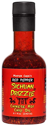 Sichuan Drizzle Chinese Chili Oil -- Condiment & Ingredient, Premium EVOO with Hot