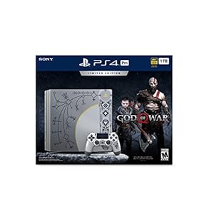 PlayStation 4 Pro 1TB Limited Edition Console – God of War Bundle [Discontinued] (Renewed)