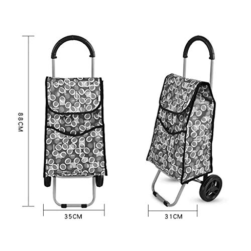 Einkaufswagen Einkaufswagen Tragbarer Einkaufswagen Zusammenklappbarer Einkaufswagen Lebensmittel Einkaufswagen… – Bild 7