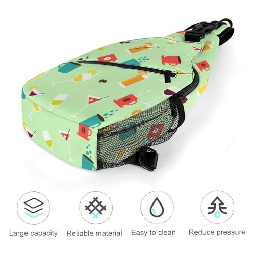 Bolso bandolera unisex ligero para hiking y viaje miniatura 5