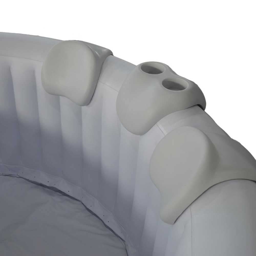 EASE.ZONE Set 2 Poggiatesta + porta bicchieri per SPA gonfiabile