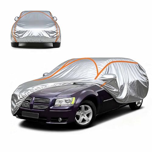 【Materiale aggiornato】Copertura Auto Esterno Impermeabile per Great Wall Hover 2008,Lo strato esterno del nostro auto Copri macchina è un tessuto Oxford resistente agli strappi + rivestimento in PU, protezione UV, impermeabile, pioggia battente ed esposizione al sole.