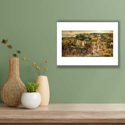 Impression d'art Spiffing Prints tissu d'or sans reflets pour mur lumineux - 3