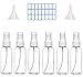 Produktbild Boic Leere Sprühflasche 100ml, Auffüllbare Klein Durchsichtig Sprühflasche, Parfumzerstäuber, Tragbares Reiseflaschen Set mit 2 Trichter und 24 Etiketten, Atomiser(6 * 100ml)