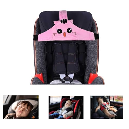 Dakexiong Soporte para la Cabeza del Asiento de Coche para bebé, Banda Segura para reposacabezas de Asiento de Coche, Correa para la Cabeza para Asiento de Coche, posicionador de sueño