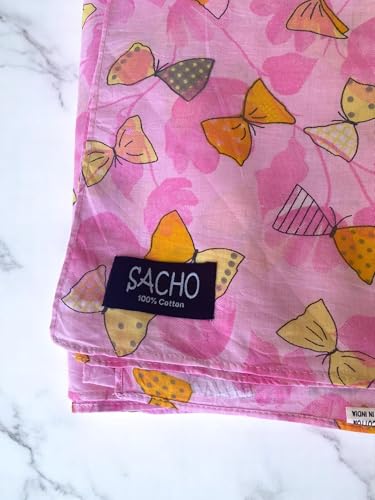 Sacho Cotton Tichel, Square Cotton Head Scarf for Women, Lightweight Head Covering, Summer Shawl, Large Bandanas 5