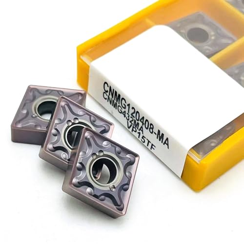 10 piezas CNMG120408 insertos de carburo para fresado CNC miniatura 3