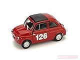 Peso/Weight: 0.3 Brumm MODELLINO in Scala Compatibile con Fiat 595 Abarth N.126 1st Premio CAMPAGNANO VALLELUNGA 1965 R.Pinto 1:43 BM0480