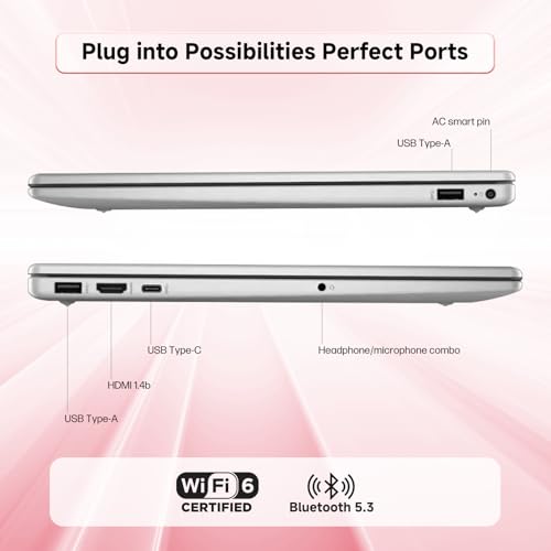 Image of HP 2025 Touchscreen Laptop, Intel 6-Core i3-1315U (Beat Ryzen 5 7430u), 15.6 inch 250 nits Anti-Glare Display, 16 GB RAM, 1 TB SSD, Long Battery Life, Windows 11 Pro, Copilot-AI Chat w /Patent Accessories