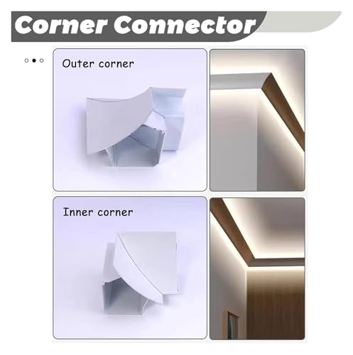 Anse d'éclairage for plinthes et profilé LED alu pour décoration intérieure - 7