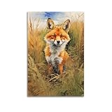 Photo Gallery xhhoka red fox wildlife - poster ad acquerello con paesaggio autunnale e naturale, decorazione rustica, su tela, decorazione per la casa, poster artistico da parete e arte (30 x 45 cm) Photo Gallery xhhoka red fox wildlife - poster ad acquerello con paesaggio autunnale e naturale, decorazione rustica, su tela, decorazione per la casa, poster artistico da parete e arte (30 x 45 cm)