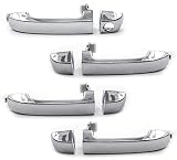Set of 4 Otois Front Rear Left Right Exterior Outer Chrome Door Handle 1Set Compatible with Hyundai