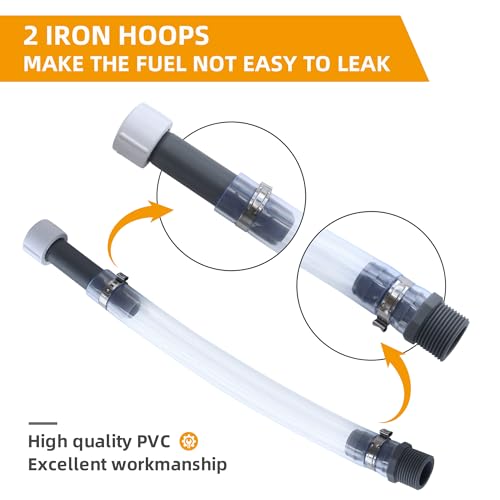 image for Mapleza Premium Racing Hose -Perfect for Racing Fuel Jug, Gas Can and 