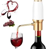 Electric Wine Aerator, Smart Electric Wine Decanter Aerator Dispenser Pourer Whiskey Adjustable Quantity Liquor Wine Pump, Great Wine Gifts for Wine Assesory Lovers